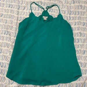 J. Crew scalloped tank